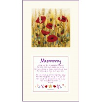 Poppies and Wheat and Mummy Twin Frame