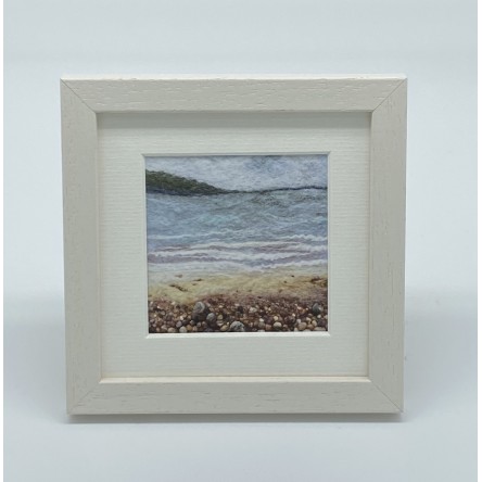 Seashore - Felt Art Mini Print